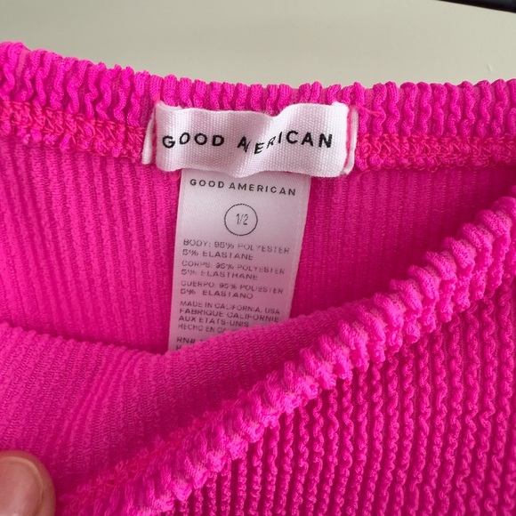 Good American Pink "Always Fits" Mini Skirt - Picture 4 of 5